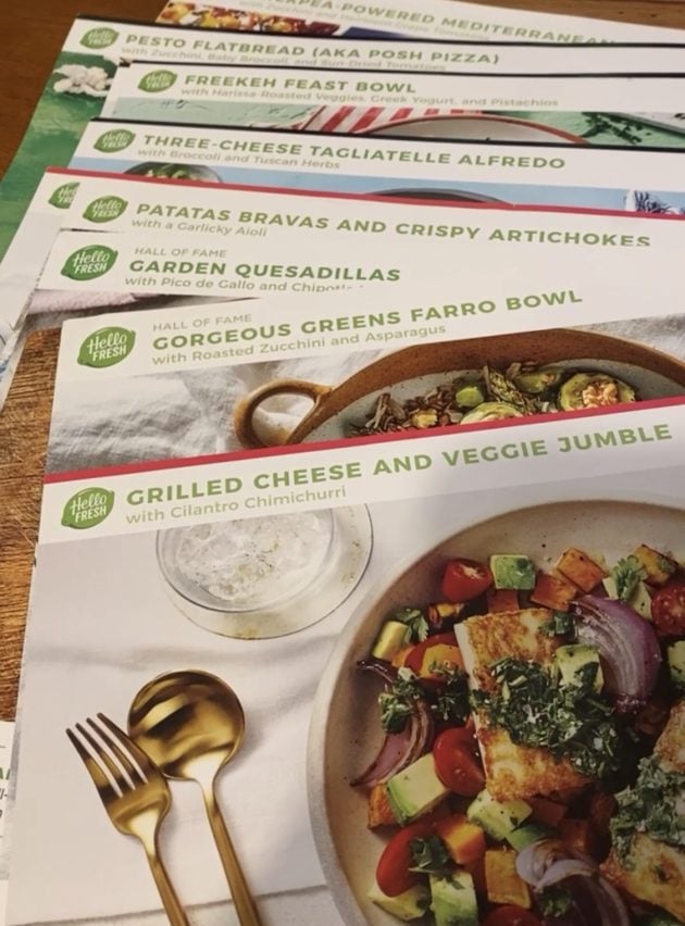 HelloFresh recipes