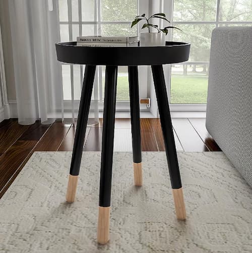 Modern Side Table with Tray Top