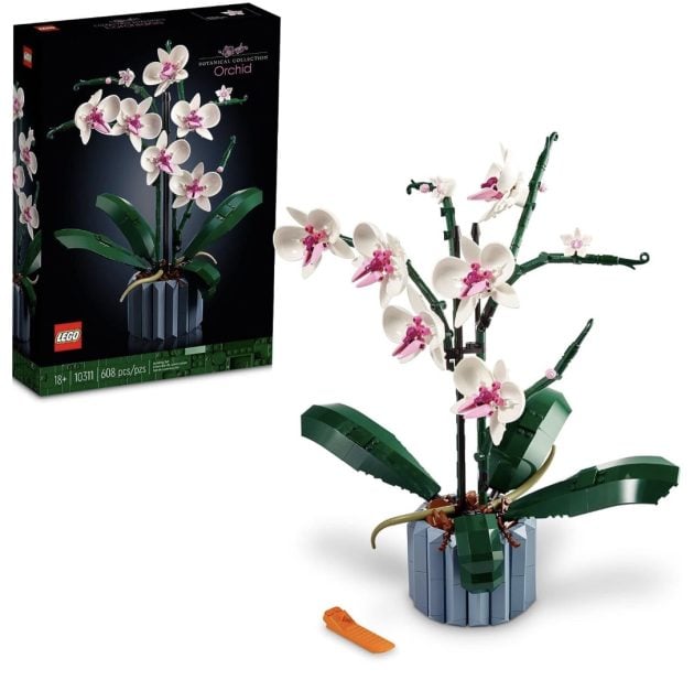 LEGO Icons Orchid 10311 Artificial Plant Building Set with Flowers