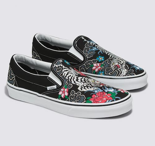 Classic Slip-On Tiger Floral Shoe