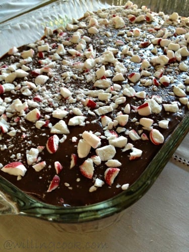 Peppermint Fudge Brownies